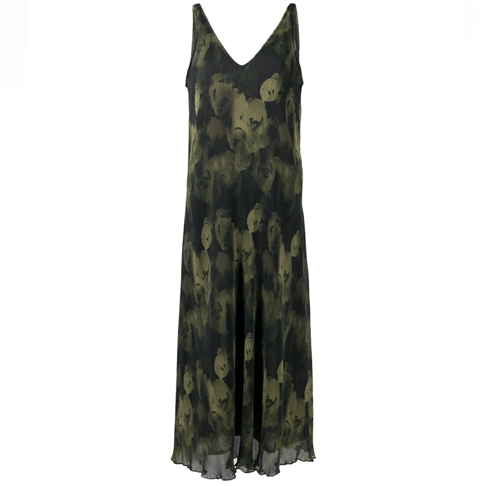 NWT GANNI Pleated Georgette Dress